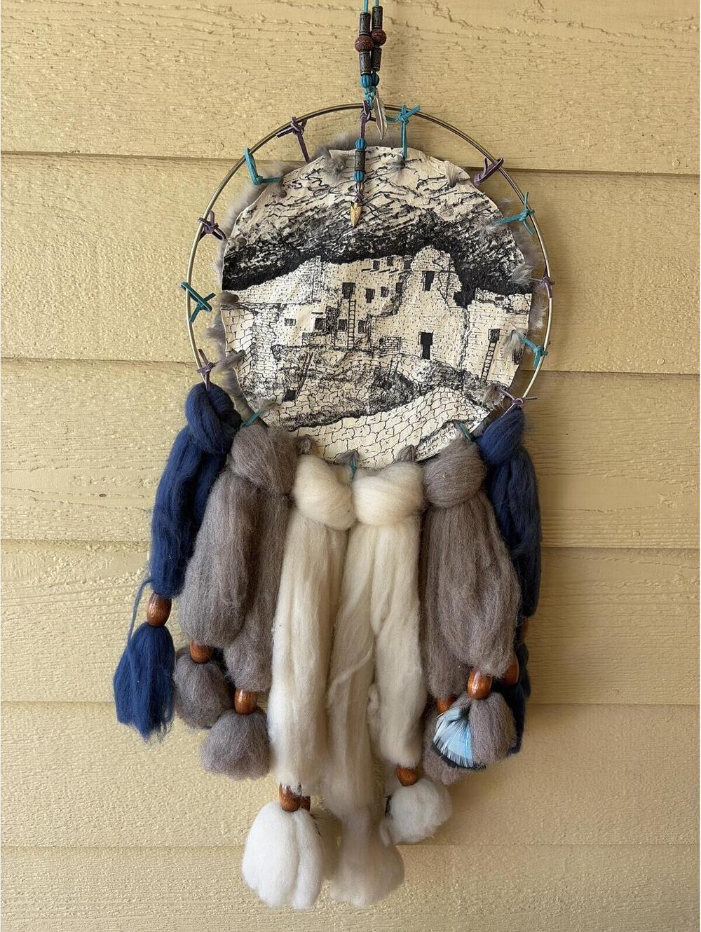 Mesa Verde Drawing Signed Dream Catcher